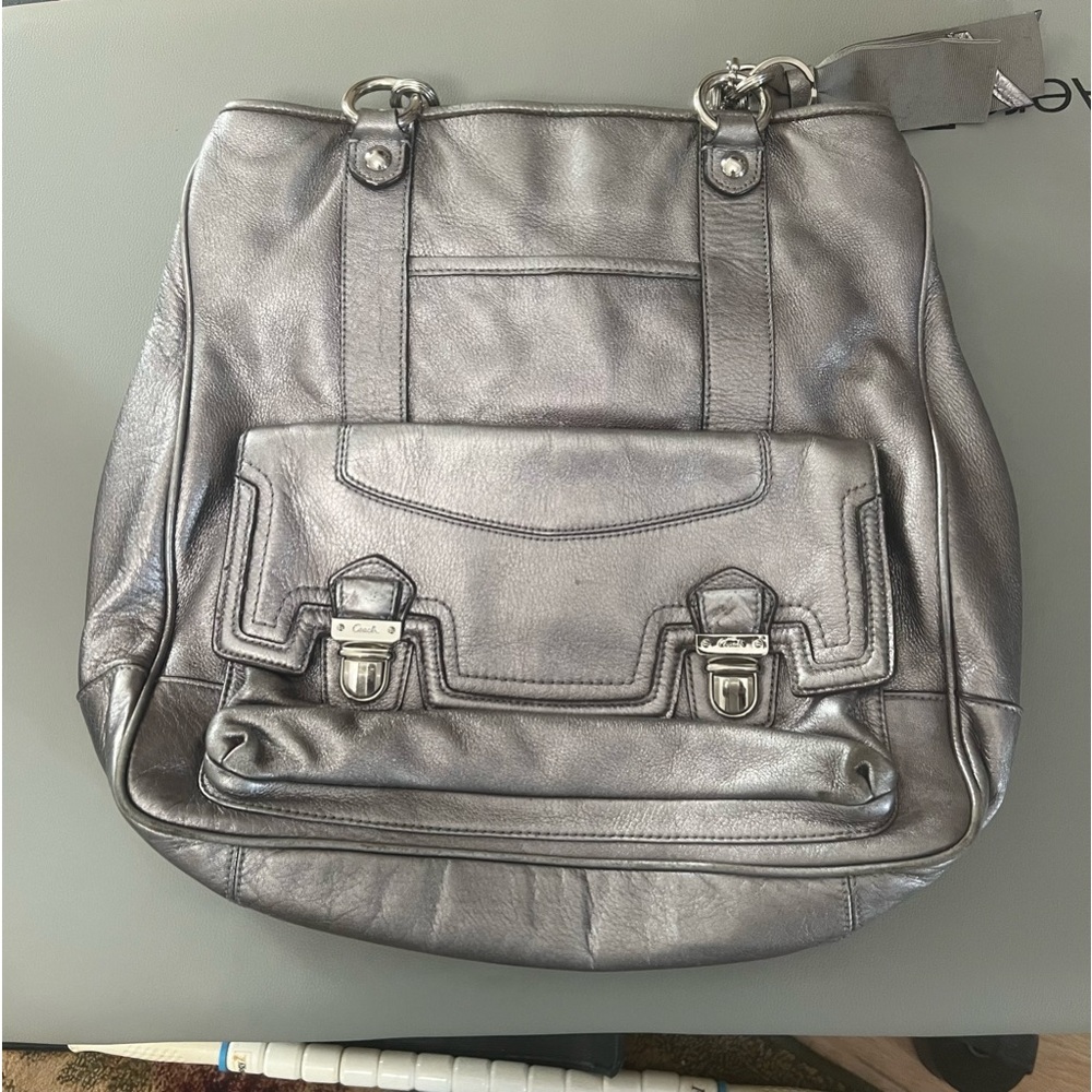 Sliver coach bag